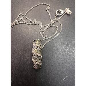 NEW Narsipatnam alexandrite sterling silver pendant necklace